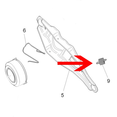 Retraction spring